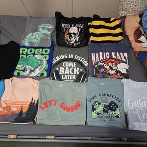 12 SHIRTS!! Kids Graphic T-Shirt - (Children's Place And Wonder Nation)